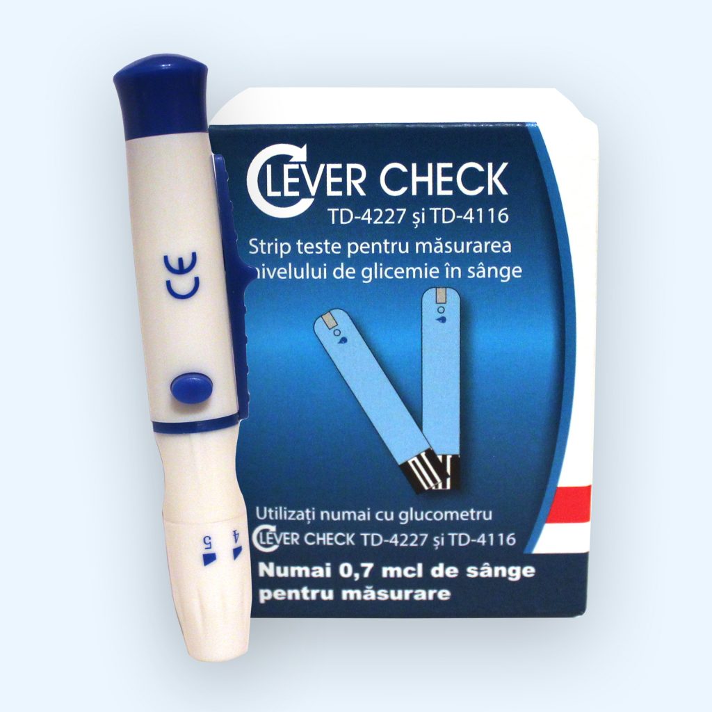 Strip-teste de control CLEVER CHECK, 50 buc. – Stop Diabet Moldova